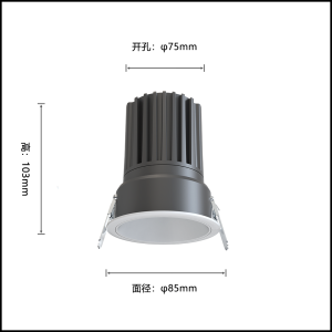 Đèn spotlight tròn dạng kẹp / lá công suất 15W-18W