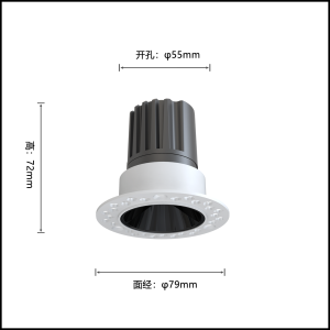 Đèn spotlight tròn công suất 5W-7W