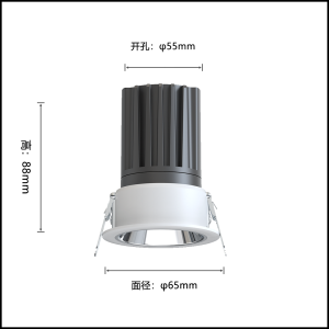 Đèn tròn spotlight dạng kẹp / lá công suất 8-10W